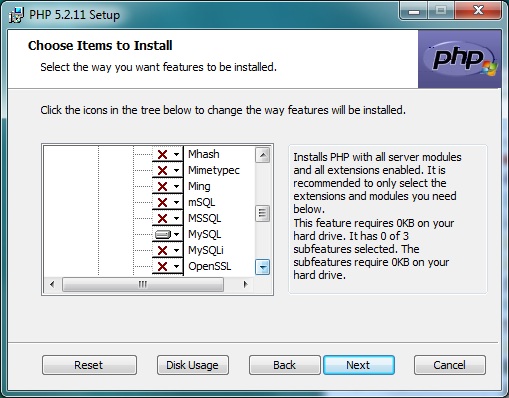 PHP install PHP install