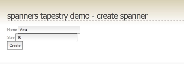 Tapestry user input